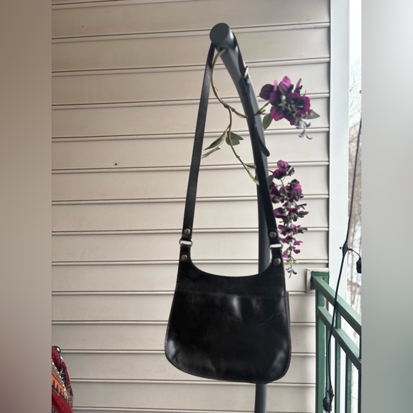 Patricia Nash London Leather Saddle Bag | Heritage Collection | Suede Interior - Picture 4 of 16